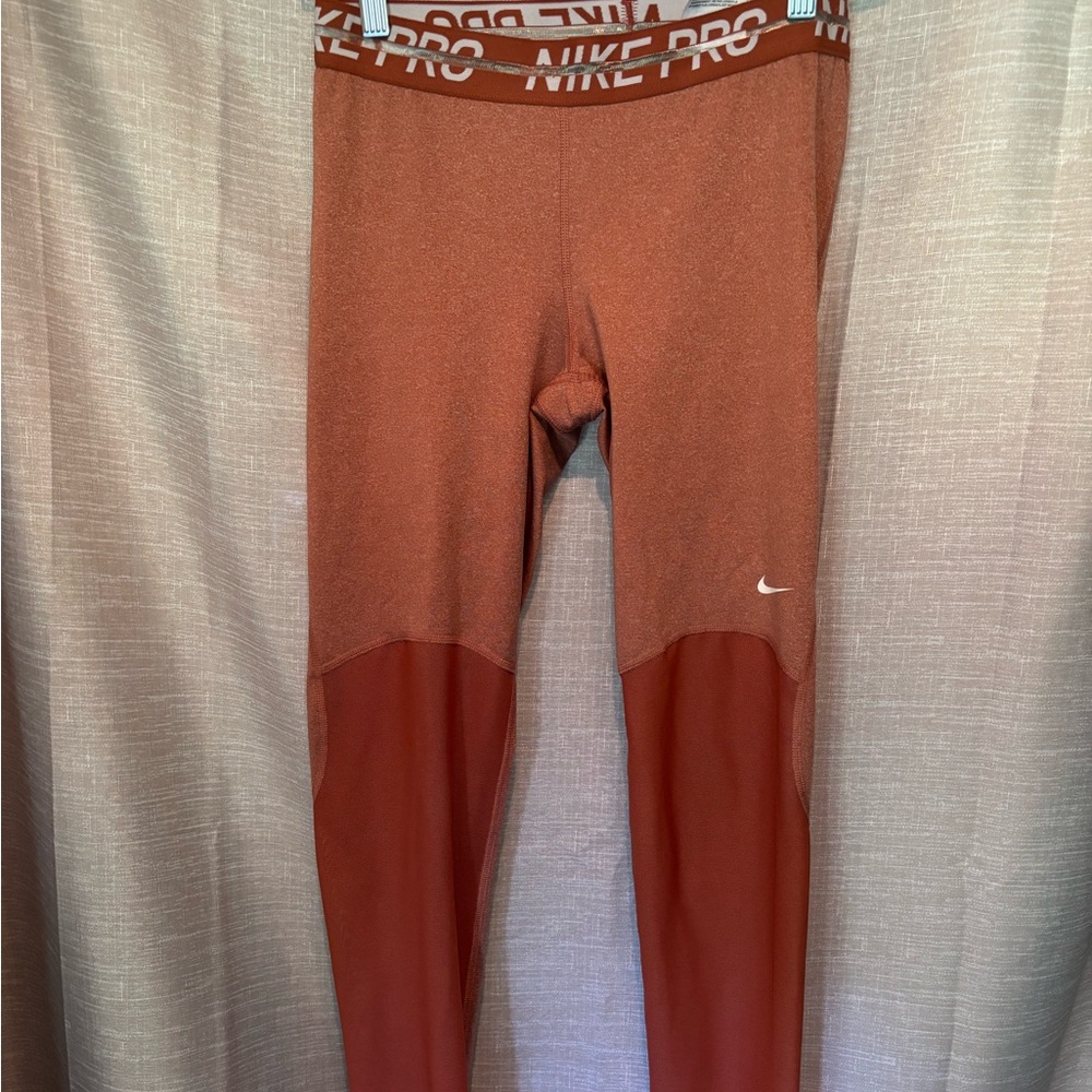 Nike Pro Burnt Orange Leggings